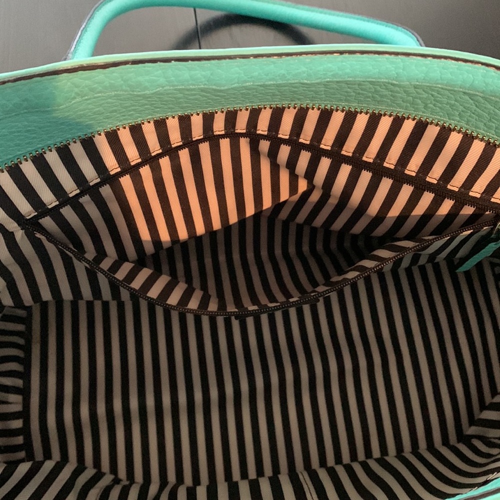 Teal Kate Spade shoulder purse - Picture 5 of 7